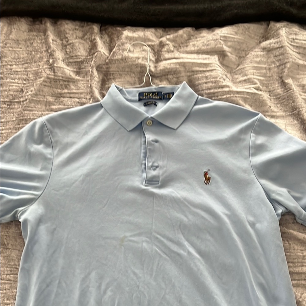 Ralph Lauren Blue Classic Polo Shirt Small